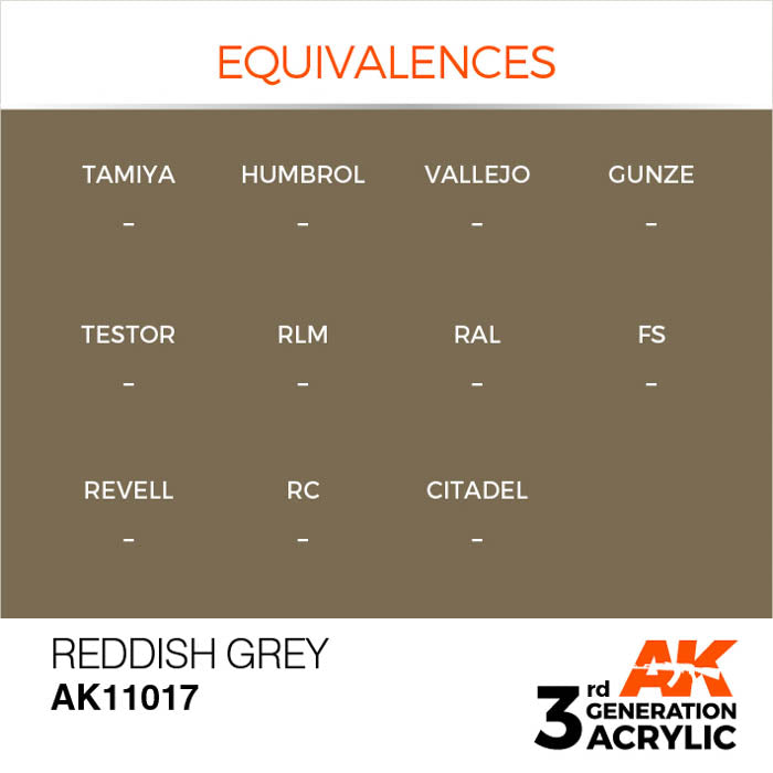 AK11017 Gen-3 Reddish Grey 17ml