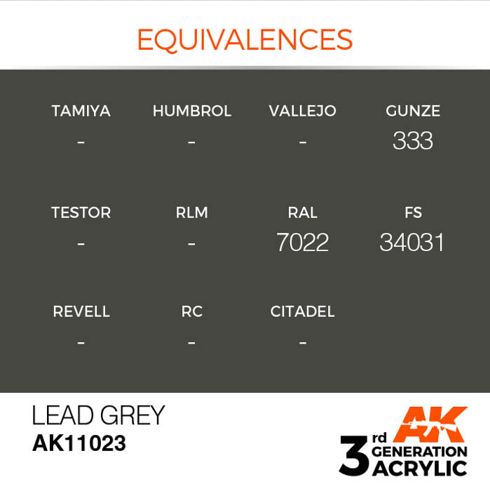 AK11023 Gen-3 Lead Grey 17ml