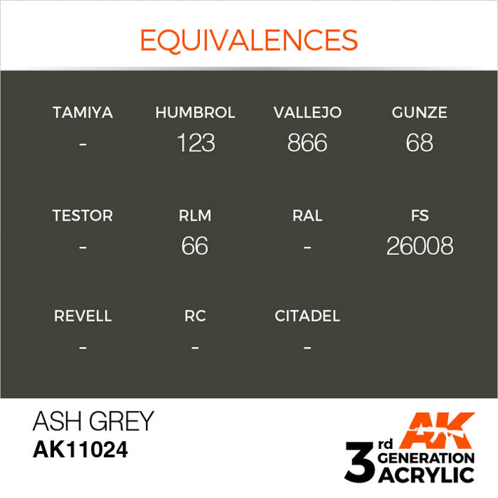 AK11024 Gen-3 Ash Grey 17ml