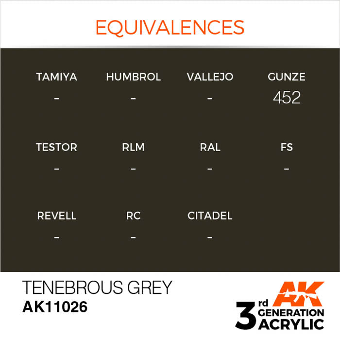 AK11026 Gen-3 Tenebrous Grey 17ml