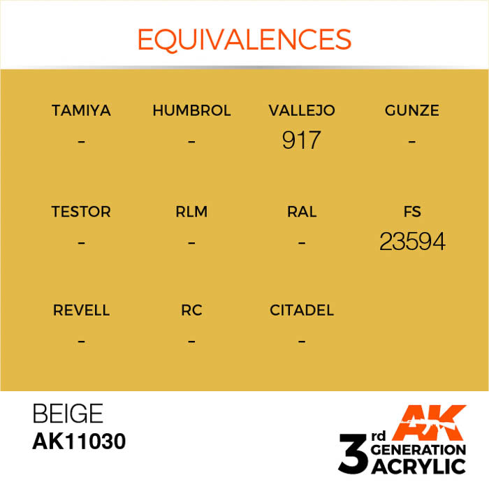 AK11030 Gen-3 Beige 17ml