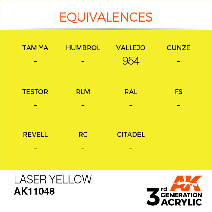 AK11048 Gen-3 Laser Yellow 17ml