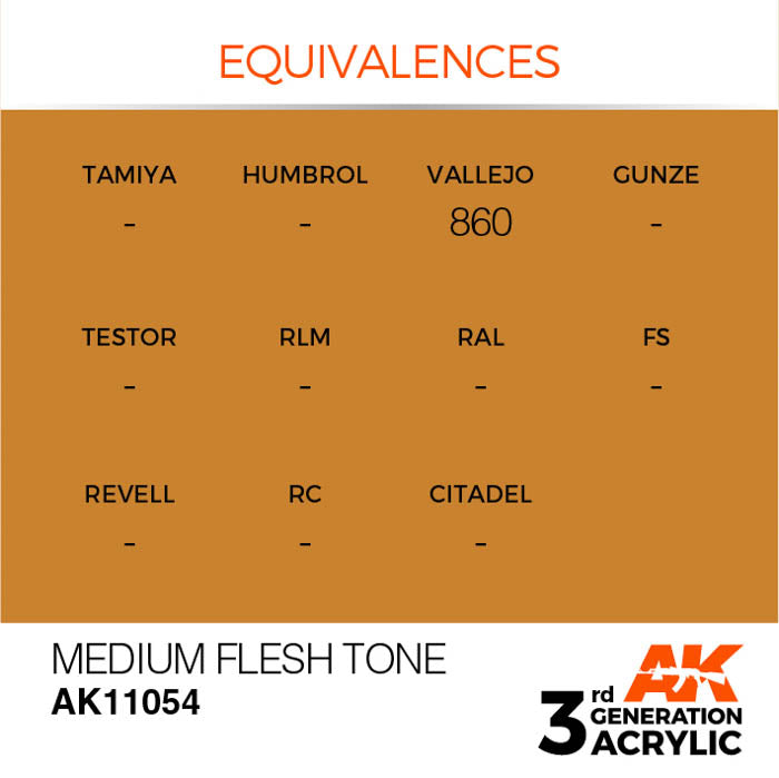 AK11054 Gen-3 Medium Flesh Tone 17ml