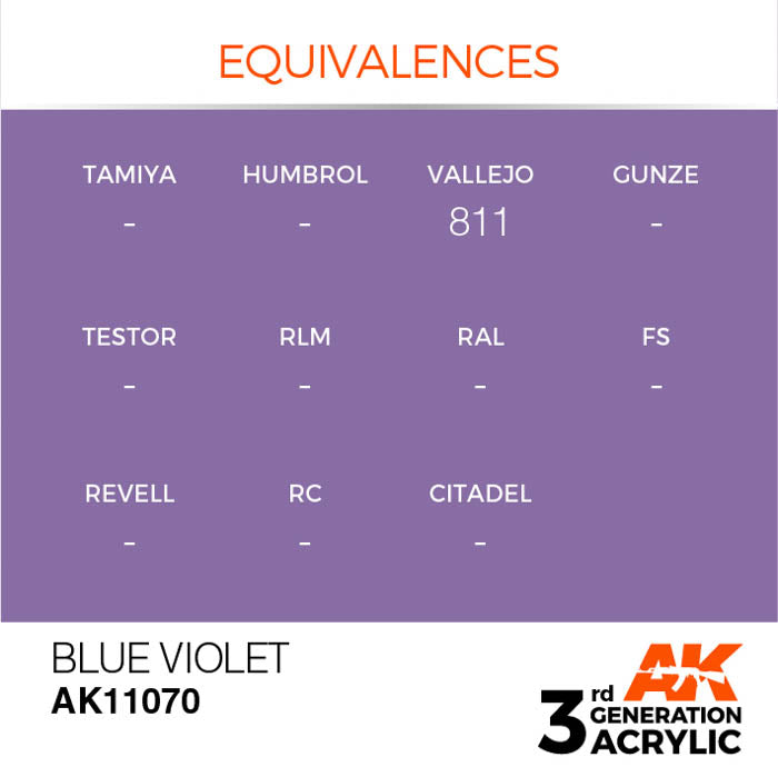 AK11070 Gen-3 Blue Violet 17ml