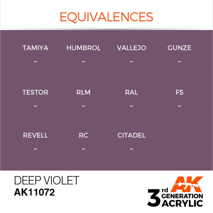 AK11072 Gen-3 Deep Violet 17ml