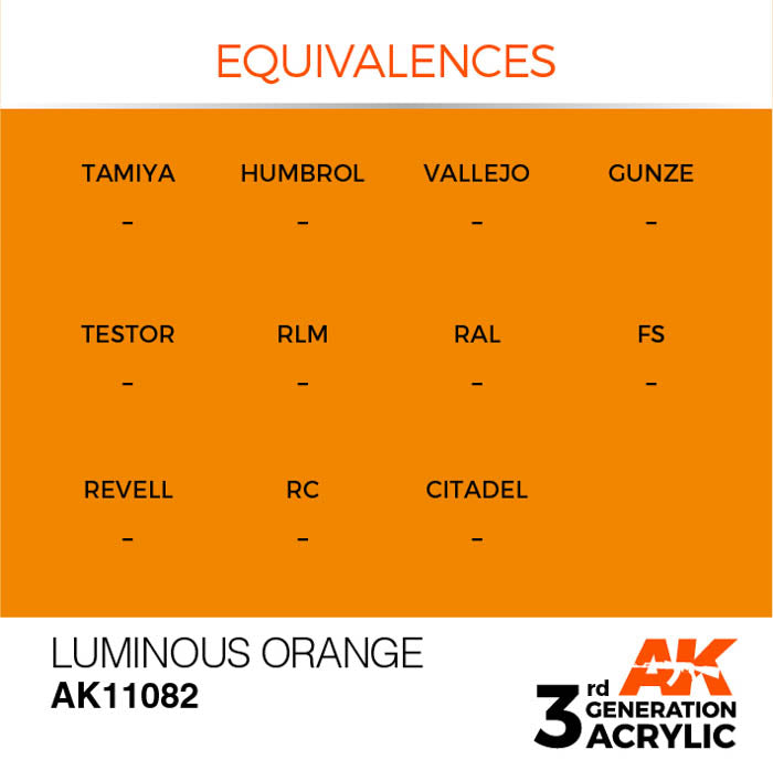 AK11082 Gen-3 Luminous Orange 17ml