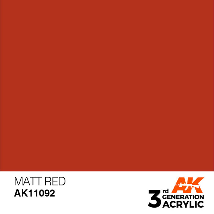 AK11092 Gen-3 Matt Red 17ml