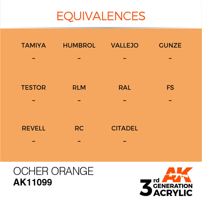 AK11099 Gen-3 Ocher Orange 17ml