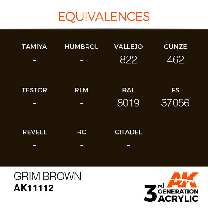 AK11112 Gen-3 Grim Brown 17ml