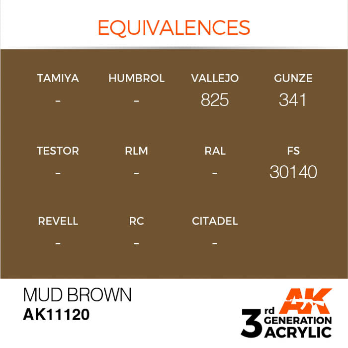 AK11120 Gen-3 Mud Brown 17ml