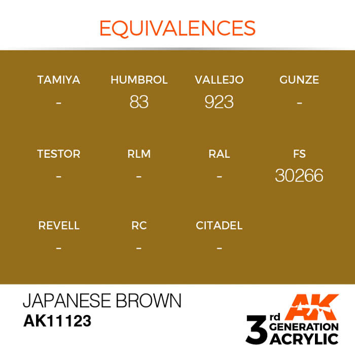 AK11123 Gen-3 Japanes Brown 17ml