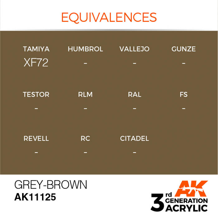 AK11125 Gen-3 Grey Brown 17ml