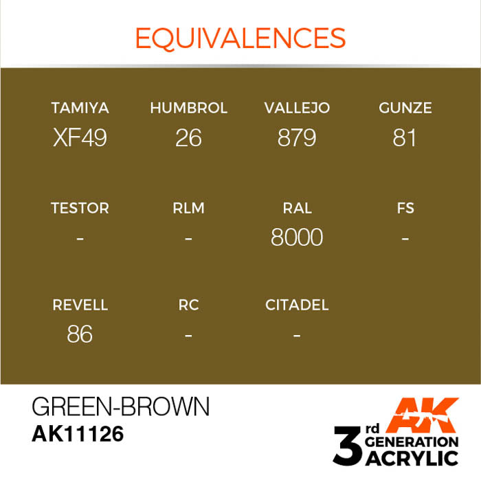 AK11126 Gen-3 Green-Brown 17ml