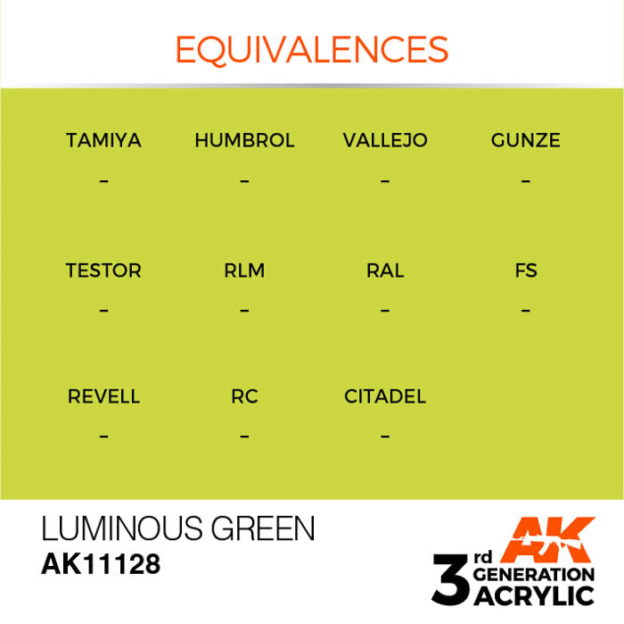 AK11128 Gen-3 Luminous Green 17ml