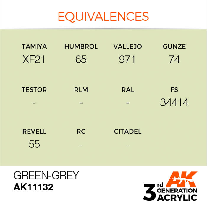 AK11132 Gen-3 Green-Grey 17ml