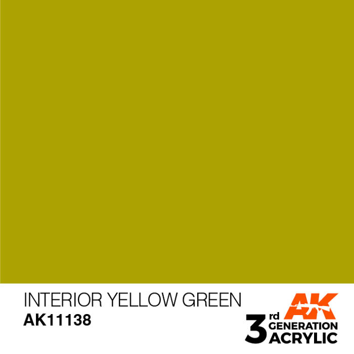 AK11138 Gen-3 Interior Yellow Green 17ml