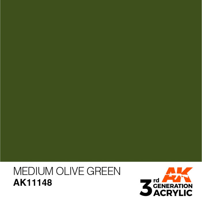 AK11148 Gen-3 Medium Olive Green 17ml