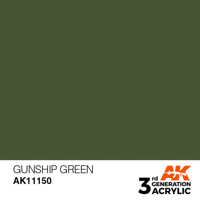 AK11150 Gen-3 Gunship Green 17ml