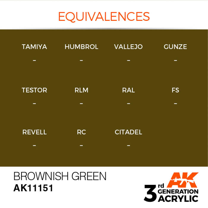 AK11151 Gen-3 Brownish Green 17ml