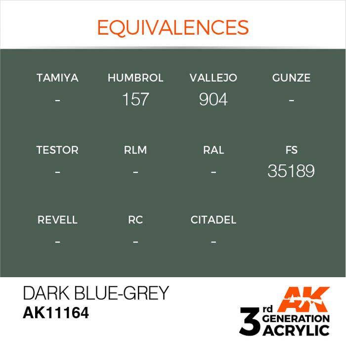 AK11164 Gen-3 Dark Blue-Grey 17ml