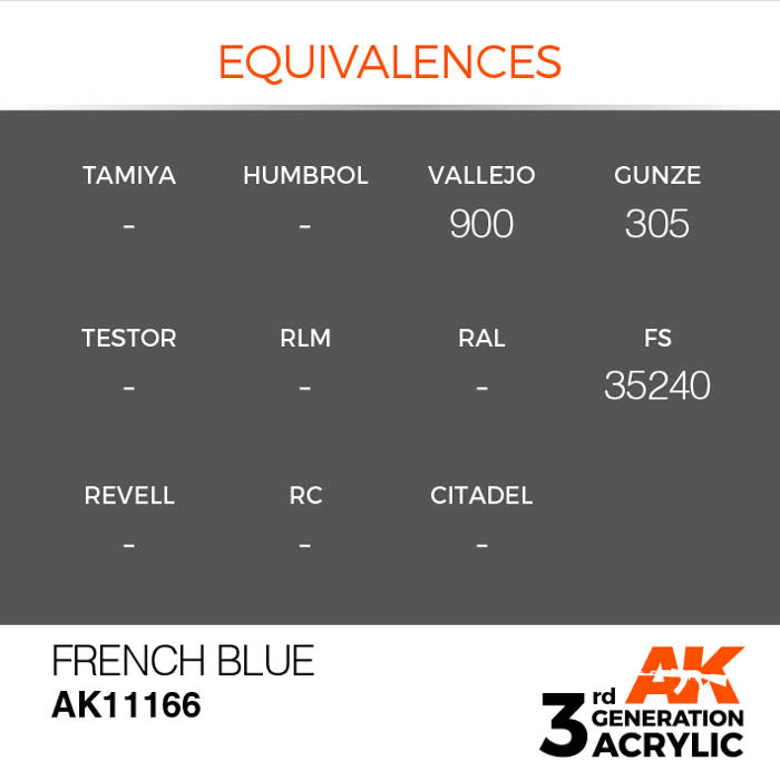 AK11166 Gen-3 French Blue 17ml