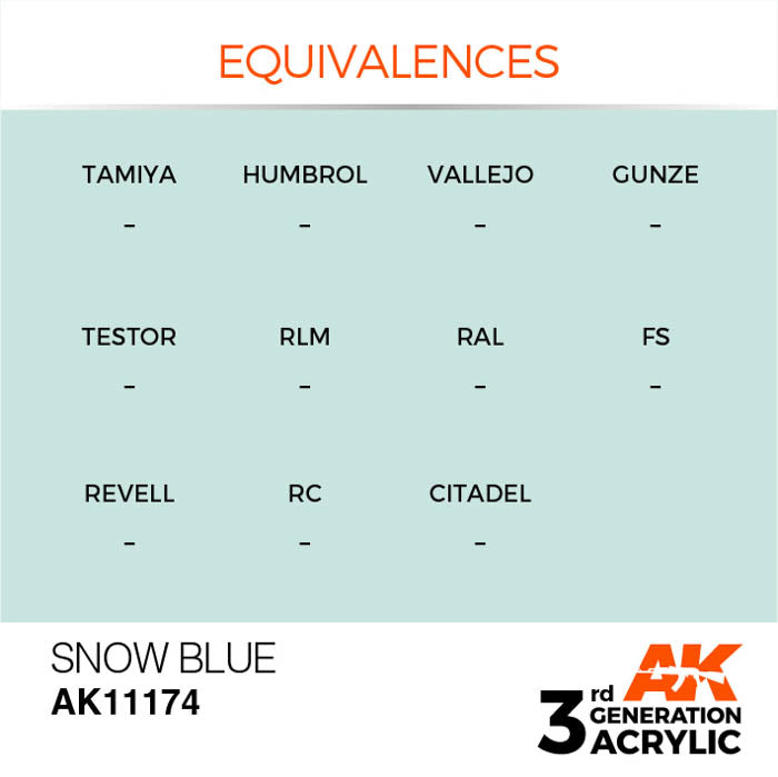 AK11174 Gen-3 Snow Blue 17ml