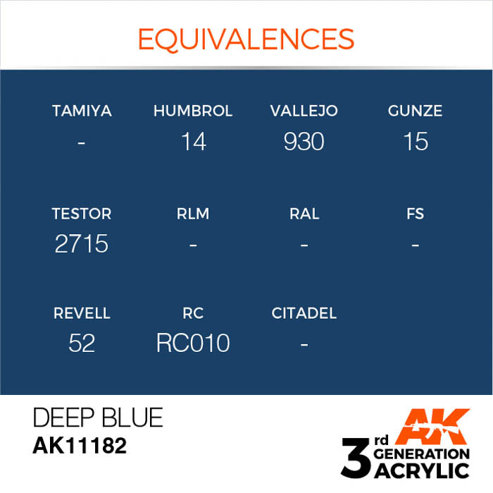 AK11182 Gen-3 Deep Blue 17ml