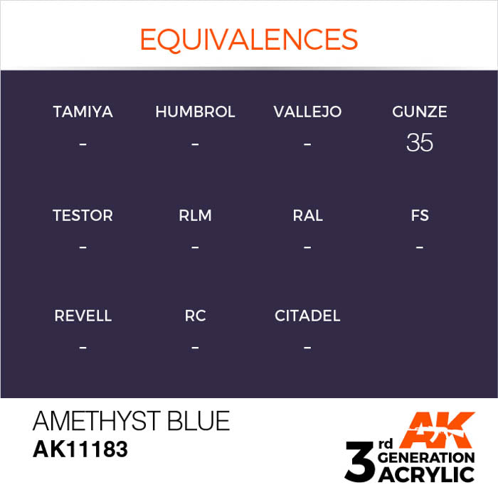 AK11183 Gen-3 Amethyst Blue 17ml