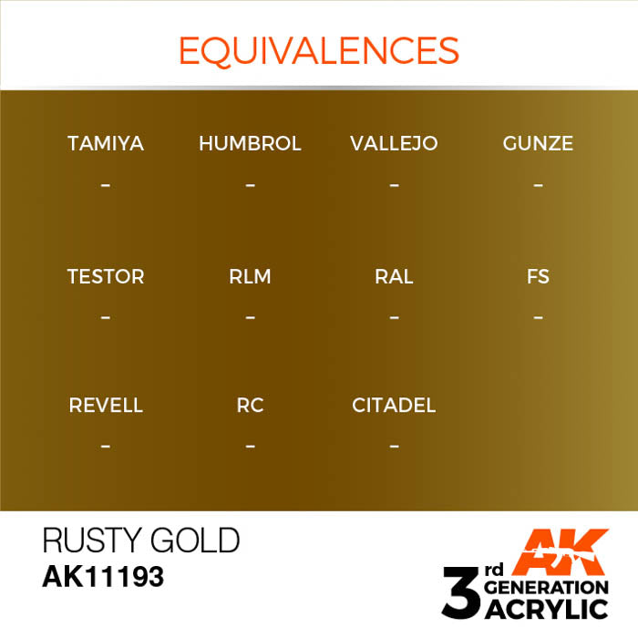 AK11193 Gen-3 Rusty Gold 17ml