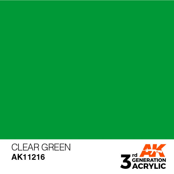 AK11216 Gen-3 Clear Green 17ml