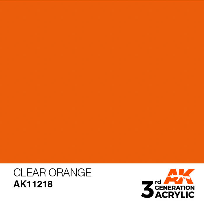 AK11218 Gen-3 Clear Orange 17ml