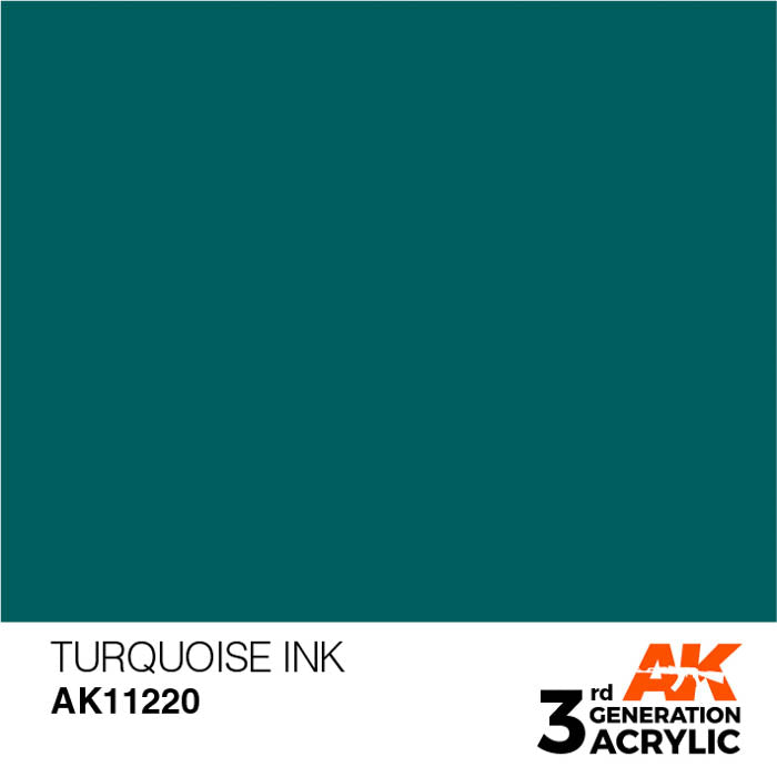 AK11220 Gen-3 Turquoise INK 17ml