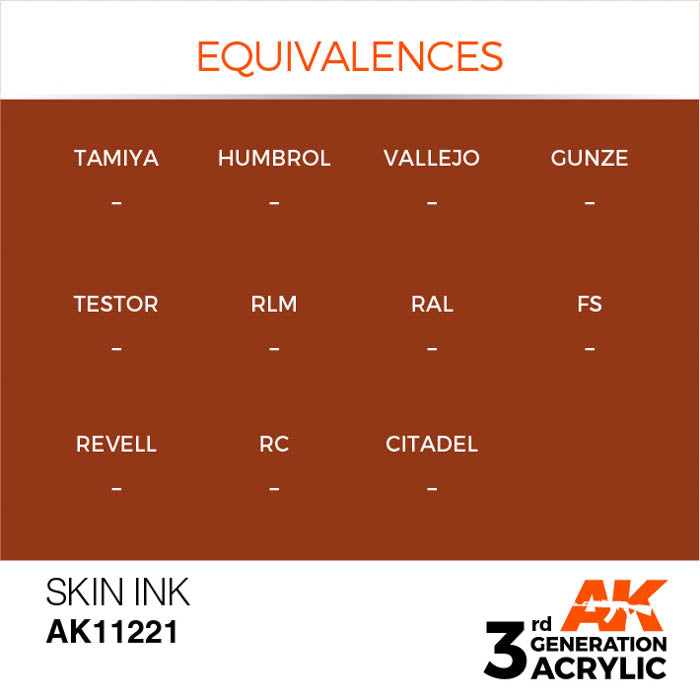 AK11221 Gen-3 Skin INK 17ml