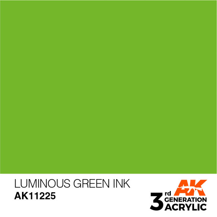 AK11225 Gen-3 Luminous Green INK 17ml