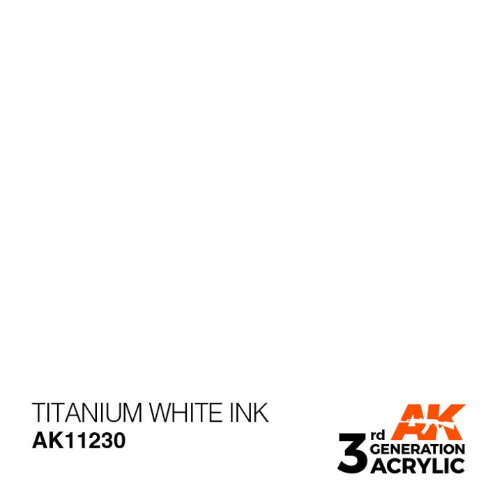 AK11230 Gen-3 Titanium White INK 17ml