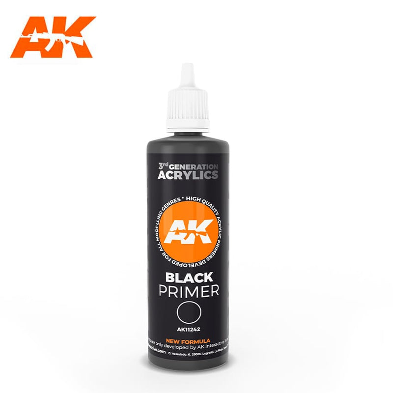 AK11242 AK Gen-3 Black Primer 100ml