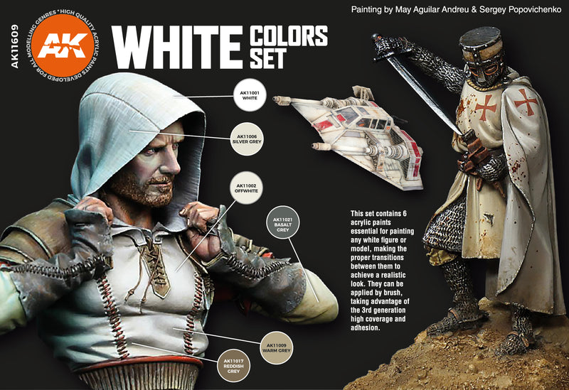 AK11609 Gen-3 White Colors Set