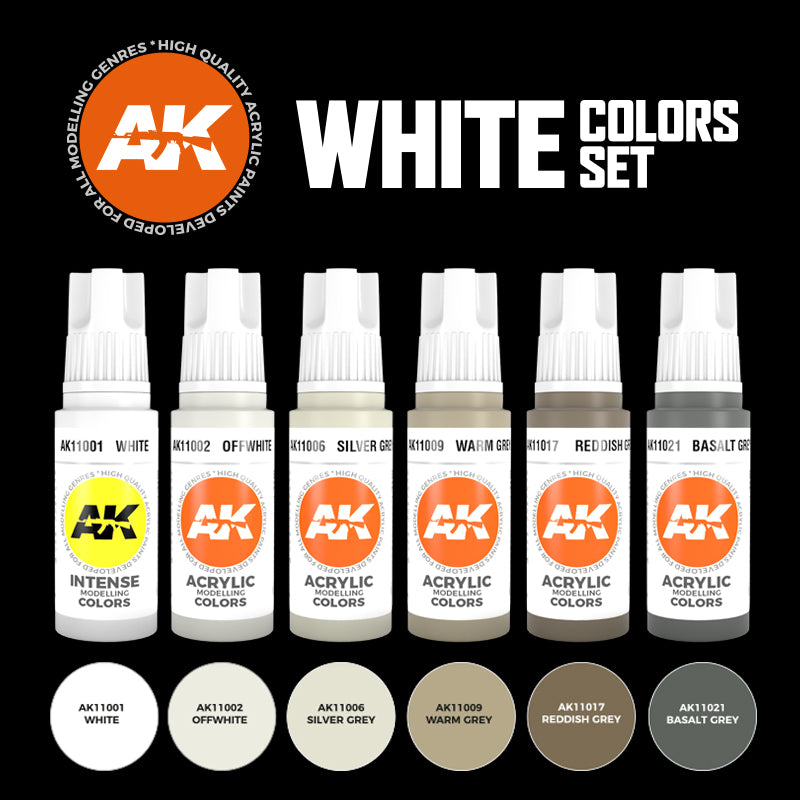 AK11609 Gen-3 White Colors Set