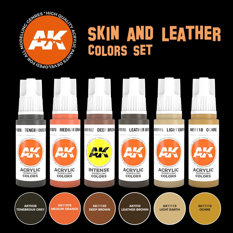 AK11613 Gen-3 Skin and Leather Colors Set