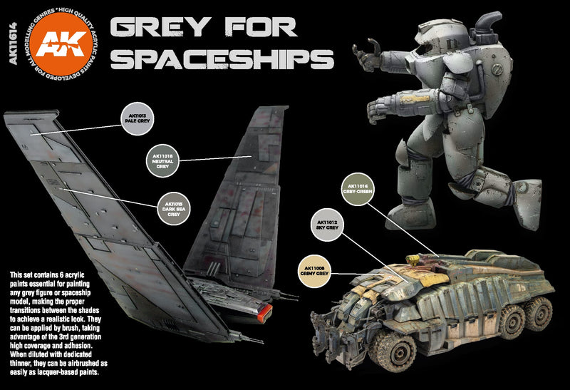 AK11614 Gen-3 Grey for Spaceships Set