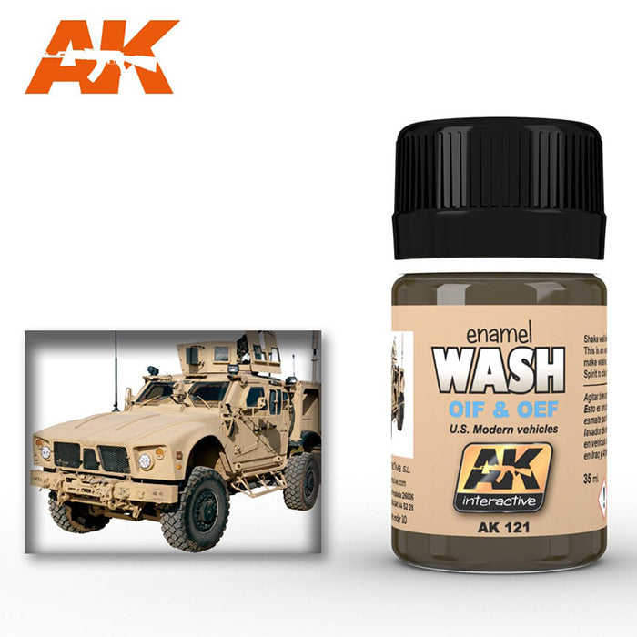 AK121 Wash For Oif & Oef - US Vehicles