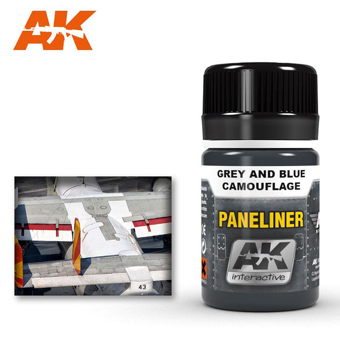 AK2072 Paneliner for grey and blue camouflage