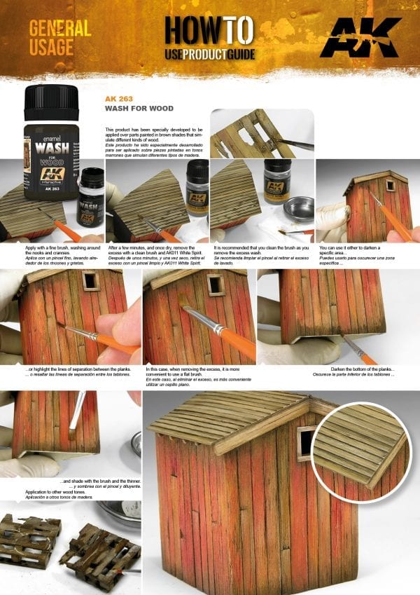 AK263 Wash for Wood