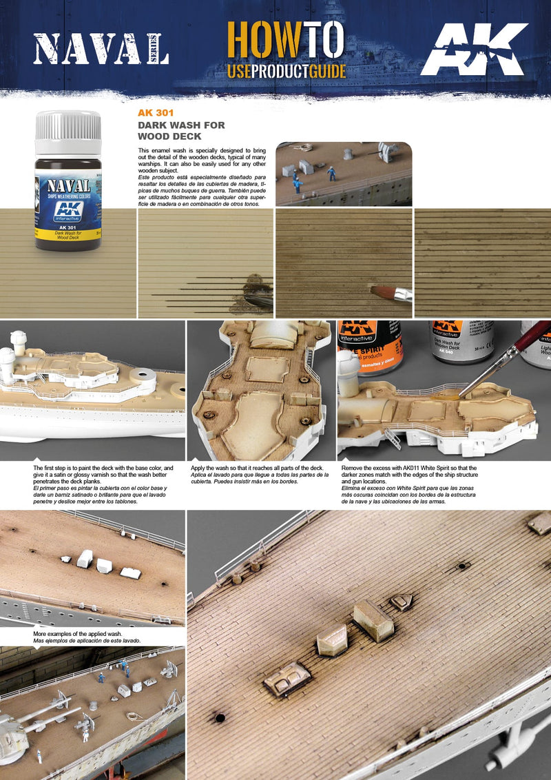 AK301 Dark Wash For Wood Decks