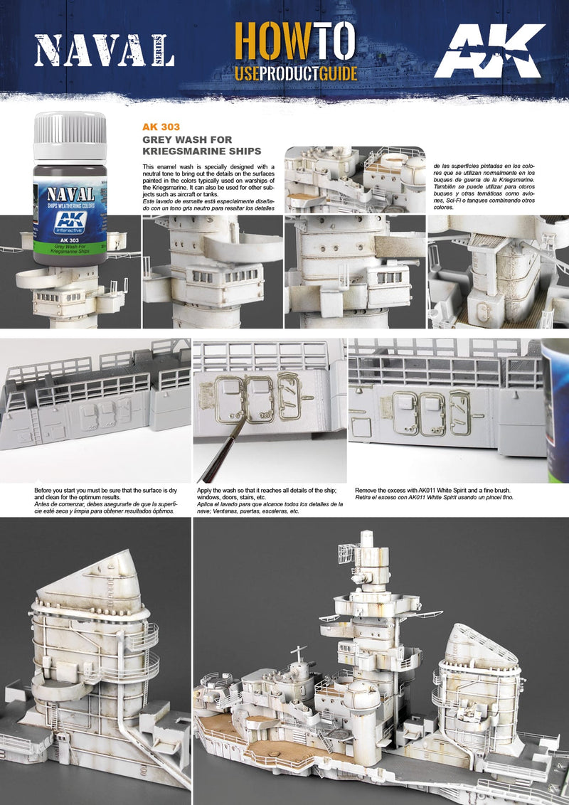 AK303 Grey Wash For Kriegsmarine Ships