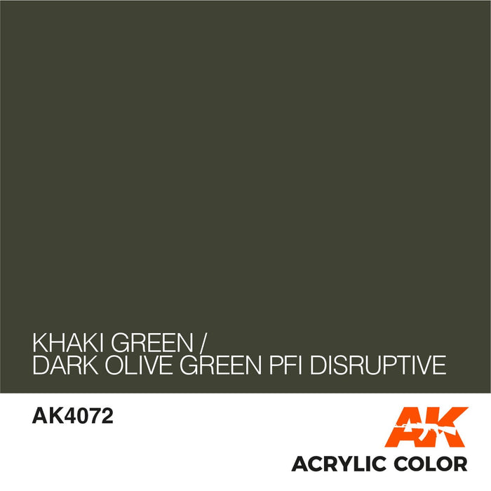 CLEARANCE *  AFV AK4072 Dark Olive Green PFI Disruptive 17 ml