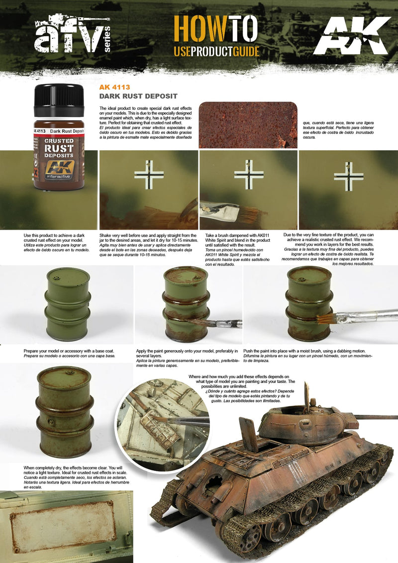 AK4113 Dark Rust Deposit
