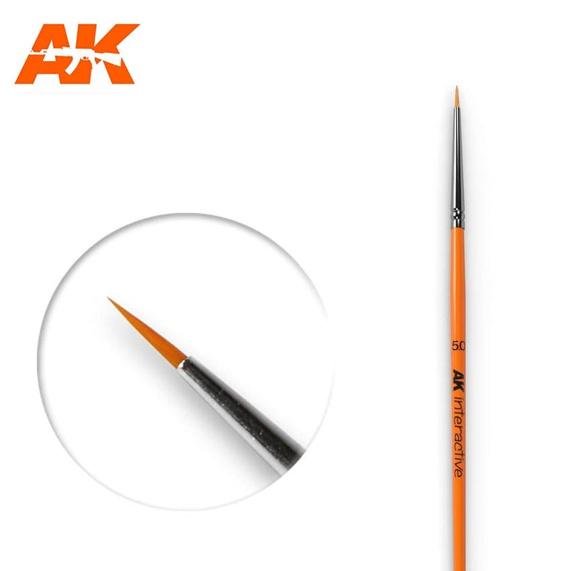 AK600 5/0 Round Brush Synthetic