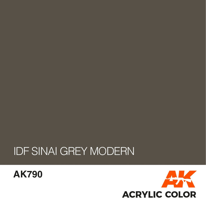 CLEARANCE *  AFV AK790 IDF Sinai Grey Modern 17ml