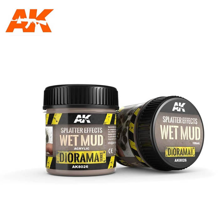AK8026 Splatter Effects Wet Mud 100ml